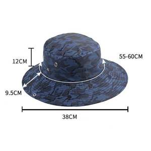 Nouveau chapeau de pêcheur de montagne et de jungle, pour hommes et femmes, été, extérieur, alpinisme, <span class=keywords><strong>soleil</strong></span>, protection solaire, visière - Product Image 2