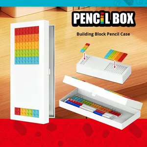 <strong>Building</strong> Blocks Sets Stationery <strong>Toy</strong> Plastic <strong>Building</strong> Block Animal <strong>Toys</strong> Pen Ruler and Pencil Cases Educational <strong>Toys</strong> for Children - Product Image 2