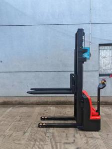 Potente equipo de elevación de almacén, carretilla elevadora, horquillas hidráulicas, apilador de palés de carga automática elevado con elevador eléctrico - Product Image 5