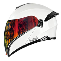 Casque de moto modulaire homologué DOT, visière double, ABS+EPS, déverrouillage rapide, toutes saisons, modèle intégral LV115