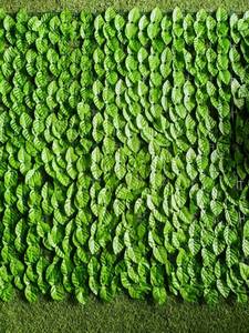 Pannelli per Recinzione Privacy con Foglie Artificiali in Plastica Verde Chiaro, Recinzione in Erba Sintetica per Esterni, per Casa, Giardino, Compleanni e Occasioni Speciali - Product Image 5