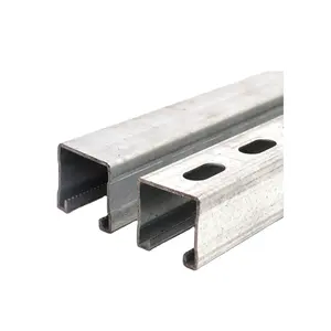 HDG Standard Lipped C Purlin C Section C Channel Steel With Dimensions Channel Uni Strut