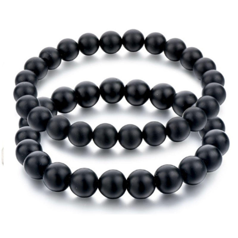 bracelet stainless steel with stones