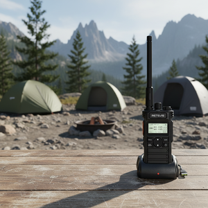 Walkie Talkie Analógico GMRS/UHF con Pantalla LCD, Tipo C, Resistente a Golpes, con Teclado Parcial, Batería de 2600 mAh, Retevis RT86S - Product Image 1