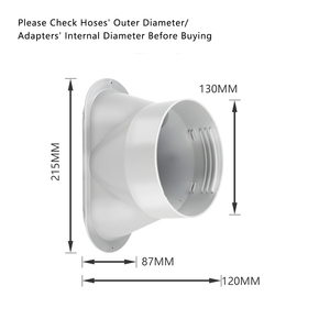 <span class=keywords><strong>Kit</strong></span> de ventilation de fenêtre pour climatiseur en gros, 4 pièces, plaque d'étanchéité de fenêtre réglable à bouche plate pour climatiseur mobile - Product Image 4