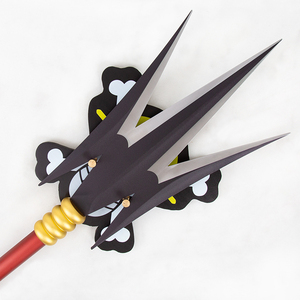 Réplica de Arma de <span class=keywords><strong>Katakuri</strong></span>, Tridente Mochi Mochi No Mi, de <span class=keywords><strong>One</strong></span> <span class=keywords><strong>Piece</strong></span>, 190 cm, Artículo de Colección de Anime, Seguro y Sin Filo - Product Image 3
