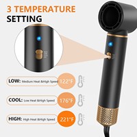 Styler à air chaud tout-en-un Torlin pour supermarchés et chaînes de magasins, polyvalent, pour boucler, lisser et volumiser, compatible températures basses et élevées, DC
