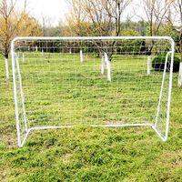 Le but de football professionnel SPT 8'X5' en tube d'acier avec filet fonctionne sur les champs d'herbe et de gazon