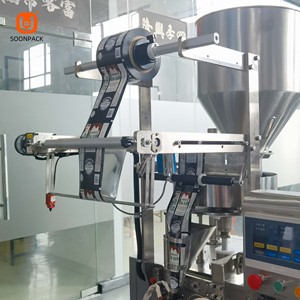 Petite machine d'emballage verticale de granule de riz parfumé écrasé de <span class=keywords><strong>gélatine</strong></span> de peau d'âne de chlorophylle à haute efficacité - Product Image 4