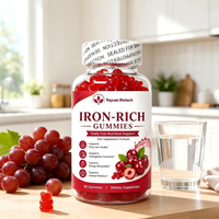 Stock Distributeur B2B Échantillon Gratuit Certifié GMP Amazon Disponible Gummies au Fer Faible MOQ Formule Personnalisée