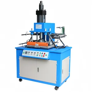 TES Logo Heat Press Embossing Pneumatic Hot Stamping Machine For Leather Bookcover