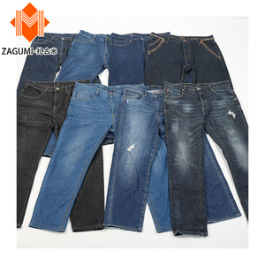 Zagumi Vente en gros directe usine Prix le plus bas <span class=keywords><strong>Jeans</strong></span> de première qualité en balles, <span class=keywords><strong>Jeans</strong></span> Boyfriend amples d'occasion en balles pour femmes - Product Image 4
