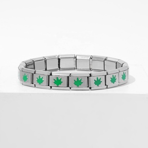Nuevos Accesorios de Pulsera Modulares Italianos de Acero Inoxidable, Combinables Libremente para Hombres y Mujeres - Product Image 2