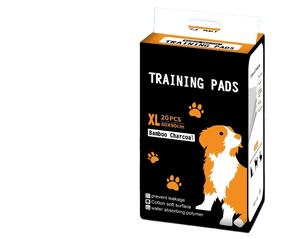 Almohadilla desechable de entrenamiento para cachorros al por mayor, absorción de orina para perros, adición de olor a carbón de bambú grueso, entrenamiento para mascotas - Product Image 1