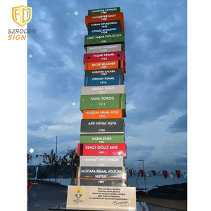 मुक्त खड़े बाहरी संकेत राजमार्ग ब्रांडिंग के लिए पेलॉन संरचना पर उच्च दृश्यता वाले विज्ञापन प्रकाश बॉक्स - Product Image 2