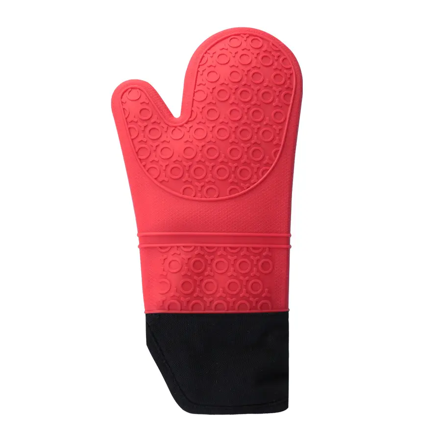 Supporto per pentole di spessore Extra lungo adatto per proteggere le mani da scottature, schizzi e scottature; set di guanti da forno e supporto per pentole