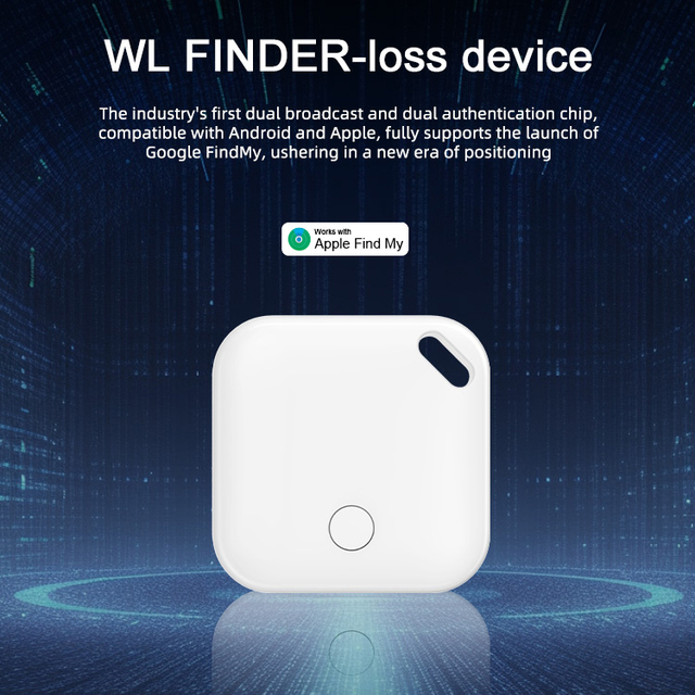 Mini Plastic Pet GPS Tracker Smart Tag Finder with GPS Location Without SIM Card Find My Pet
