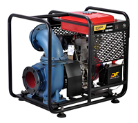 Pompe à eau pour moteur diesel OEM personnalisable pour le nettoyage à basse pression. Il offre des options de démarrage manuel et électrique.
