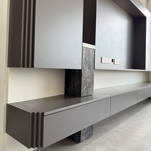 Meuble <span class=keywords><strong>TV</strong></span> 3-en-1 personnalisé + rangement + présentoir, solution gain de place pour toute la maison - Product Image 6