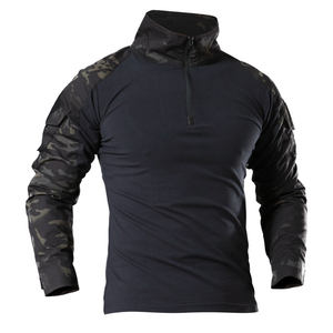 Camicie da esterno personalizzate più popolari camicia da arrampicata da caccia a maniche lunghe camicia sportiva in cotone camicia da uomo abbigliamento da trekking - Product Image 2