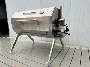 <span class=keywords><strong>Asador</strong></span> Automático de Gas y Carbón, <span class=keywords><strong>Asador</strong></span> de Acero Inoxidable con Capacidad para 30 kg de Pollos, Asados Enrollados o Gyros - Product Image 4