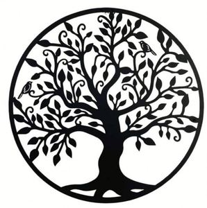 Arte de Pared de Metal con Diseño de Árbol, Decoración de Pared 3D con Corte Láser para Sala de Estar, Regalo de Decoración Moderna para el Hogar - Product Image 5