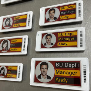 New Arrival Ble Epaper Meeting <b>Sign</b> Esl Epd E Ink Display Smart Office Nfc <b>Electronic</b> Labels Name Card E Ink Digital Nameplates - Product Image 1