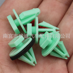 D477 Automotive <b>Wheel</b> Arch Clip Green <b>Plastic</b> PA66 For Door Panel Mudguard - Product Image 3