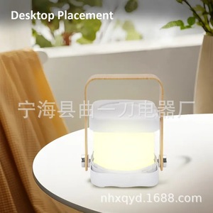 Lanterne créative rétractable transfrontalière, veilleuse LED à commande tactile, rechargeable par USB, lampe de table carrée pliable pour le camping - Product Image 5
