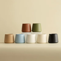 Ensemble de tasses en céramique multicolores mates, style moderne minimaliste, pour la maison, le bureau et la vaisselle quotidienne