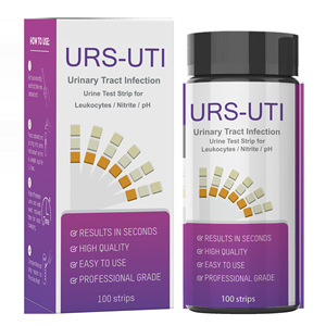 Tiras Reactivas de Orina URS-UTI, 100 Unidades, Detección de Leucocitos, Nitritos y pH, Kit de Prueba para Infecciones Urinarias - Product Image 2