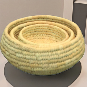 2026 New Handmade Eco-Friendly Seagrass Laundry <b>Basket</b> Simple Design Standing Type <b>for</b> Wardrobe or Kitchen <b>Storage</b> Made in BD - Product Image 3