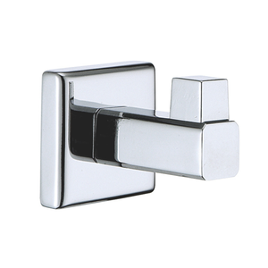 Accesorios de baño de calidad superior Gancho para bata montado en la pared Diseño moderno Acabado cromado Precio competitivo Hardware de baño - Product Image 1