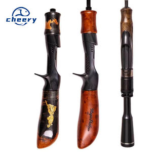 Canne à pêche Demon Hunter Magic Shadow Édition Exclusive en carbone, deux sections, poignée droite, pour la pêche à la ligne, avec bande blanche - Product Image 1