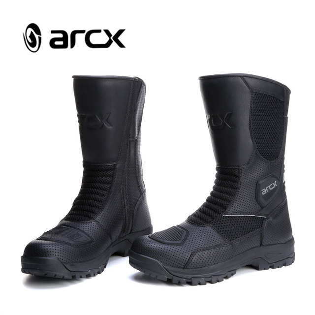 ARCX 2020 NEW  Style ARCX Men Lightweight Breathable Summer Riding Adventure Boots Cool Summer Motorcycle  Boots