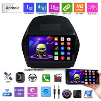 Octa Core Android Car untuk Pemutar Navigasi GPS Amplifier Layar Sentuh TFT 1024x600 1GB RAM/16GB ROM untuk Tucson