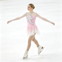 Robe de patinage et de danse pour enfants et adultes, dégradé rose et blanc, manches longues en maille, dos diagonal orné de strass, pour compétition et spectacle de patinage sur glace