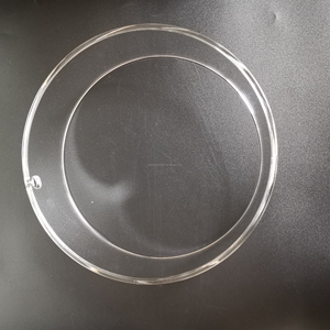 Disco in Quarzo Personalizzato Lucidato di Grado Ottico, Guarnizione in Vetro di Quarzo Resistente al Calore per Componenti Industriali di Precisione - Product Image 3