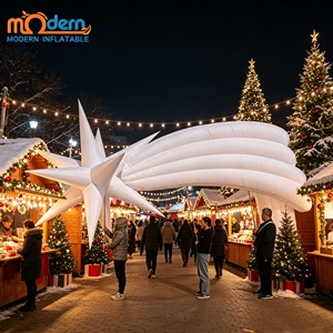 Étoile <span class=keywords><strong>filante</strong></span> à <span class=keywords><strong>LED</strong></span> portative avec support, accessoire lumineux pour défilé de Noël, ventilateur intégré, alimentation par prise secteur - Product Image 1