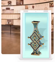 Vitrine publicitaire Android WiFi 86 pouces 3D LCD Full HD avec écran transparent tactile, Holobox IA et CMS basé sur le cloud