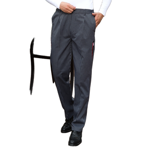 Pantalon de Chef Long Professionnel Unisexe Noir pour Hôtels, Bars et Restaurants - Tenue de Cuisinier - Product Image 1