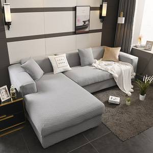 Le canapé extensible de preuve de l'eau gris clair en gros couvre <span class=keywords><strong>la</strong></span> housse de spandex pour <span class=keywords><strong>la</strong></span> maison - Product Image 1