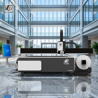 Machine de découpe laser CNC pour tôles de 2000W à 6000W avec système Cypcut, découpe de tubes ronds, de plaques et de tuyaux, machine de découpe laser à fibre intégrée