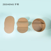 Séparateur de bol en papier kraft résistant à l'huile et aux aliments ZIHENG pour bol alimentaire jetable