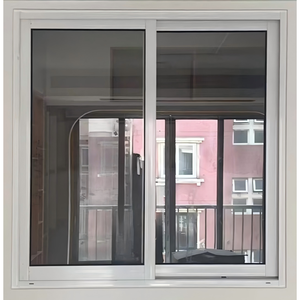 Fenêtre <span class=keywords><strong>coulissante</strong></span> à rupture de pont thermique, résistante aux ouragans, pour usage en cuisine en immeuble de grande hauteur, en alliage d'aluminium, certifiée Energy Star, <span class=keywords><strong>avec</strong></span> finition grain de bois - Product Image 4