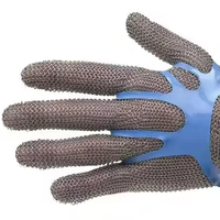 Usine OEM ODM fournissant directement des gants en maille de fil d'acier anti-coupure pour la découpe de viande, utilisation industrielle et sécurité