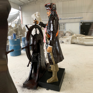 Estatua de <span class=keywords><strong>Pirata</strong></span> para Decoración de Parques Infantiles, Escultura de Resina para Interiores, Personaje para Parques, Plazas, Dormitorios, Cines, Bares, Timonel <span class=keywords><strong>Pirata</strong></span> - Product Image 6