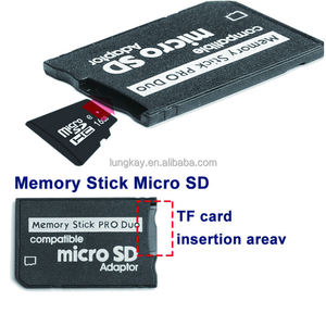 Adaptateur LUNG JKAY haute vitesse MS Pro Duo TF vers MS Pro SDHC TF MS pour lecteur de carte, accessoires de jeu pour carte mémoire Micro SD - Product Image 3