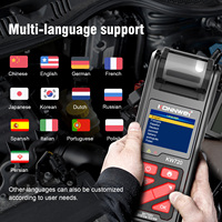 Nouveau Testeur de Batterie de Voiture Numérique KONNWEI KW720 12V 24V avec Imprimante – Modèle 2025