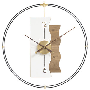 Nordic Minimalist <b>Wall</b> <b>Clock</b> Round <b>Silent</b> Battery Powered Modern Living Room Decorative <b>Clock</b> Single Face Jumping Seconds - Product Image 5